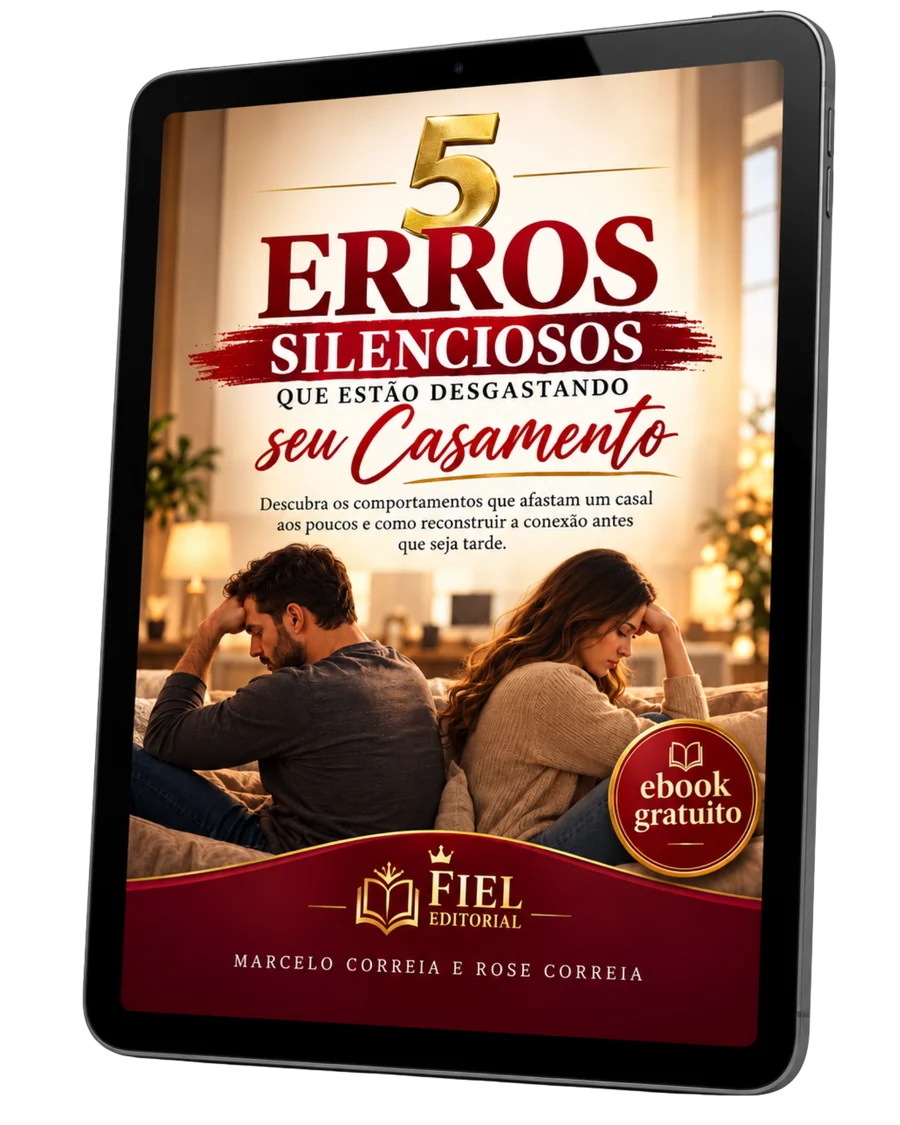 E-book 5 erros silenciosos que estão desgastando seu casamento, de Marcelo e Rose Correia